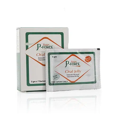 液態威而鋼160mg(7包)產品圖|Super P-Force Oral Jelly 液態威而鋼160mg橘子口味速效雙效包裝圖