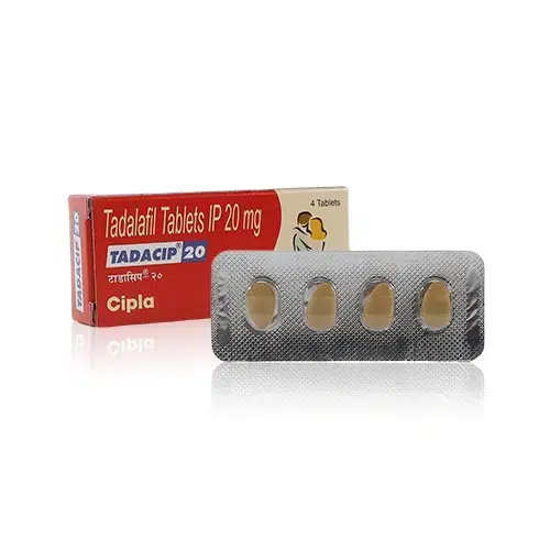 Tadalafil鋁箔包裝與盒裝實拍圖 犀利士TADACIP 20學名藥鋁箔錠劑展示圖