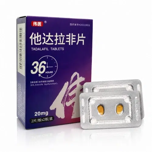 偉醫他達拉非20mg 完整產品展示圖 偉醫他達拉非片20mg 外盒與藥板完整展示